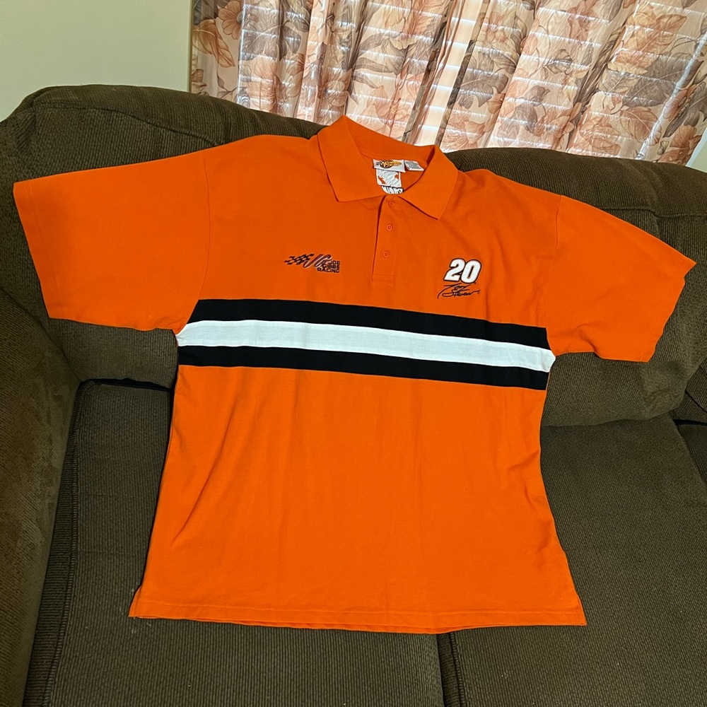 NASCAR # 20 Tong Stewart Polo, Mens size XXL, (Used)